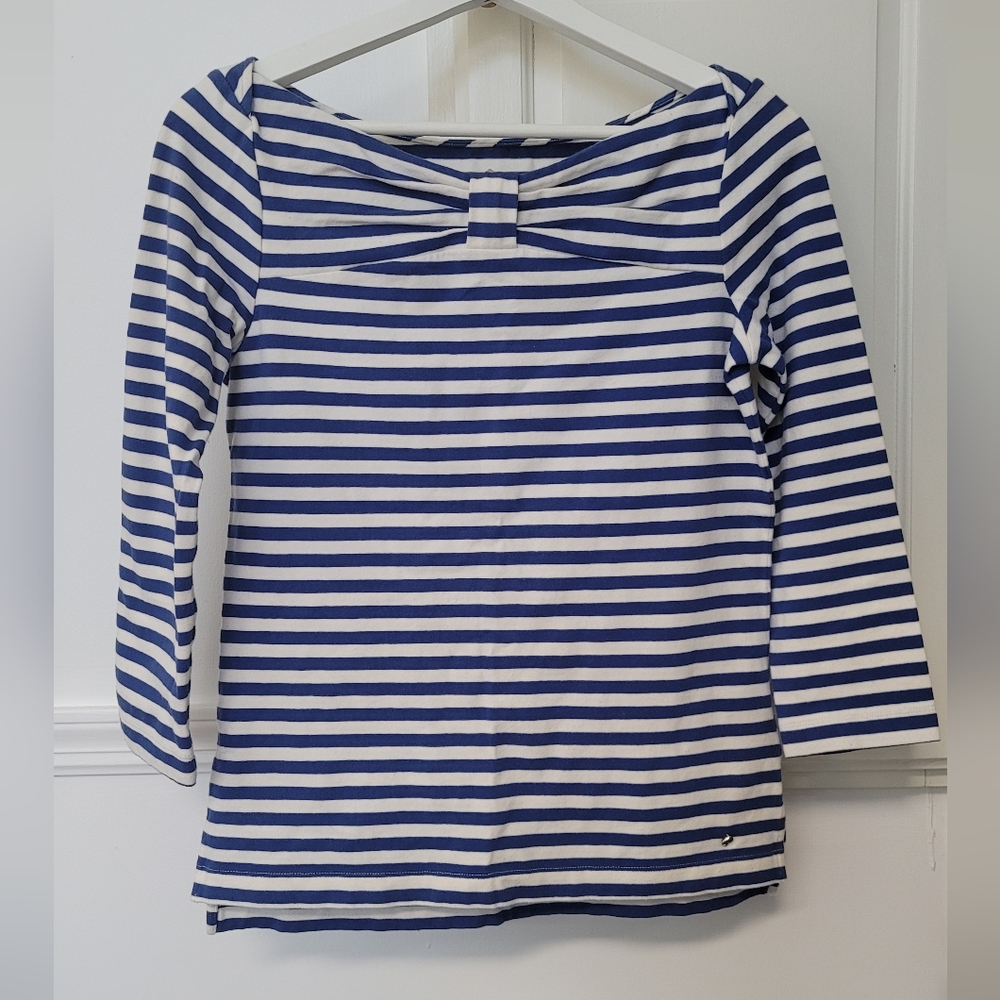 Kate Spade striped 3/4 sleeve